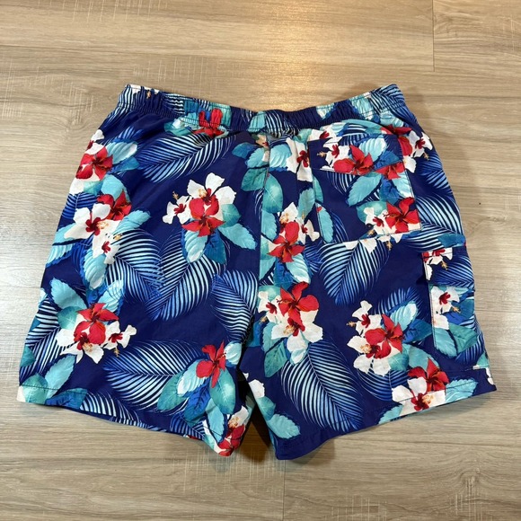 Tommy Bahama Bundle Swim Trunks All Over Print Size Large‎ Blue/White Lined - Picture 9 of 11